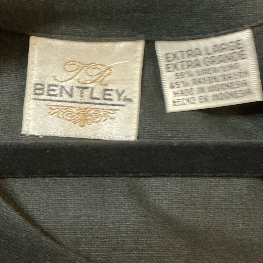 Bentley 55% linen Timeless Sleek Black Sleeveless Maxi Dress - Picture 2 of 5